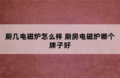 厨几电磁炉怎么样 厨房电磁炉哪个牌子好